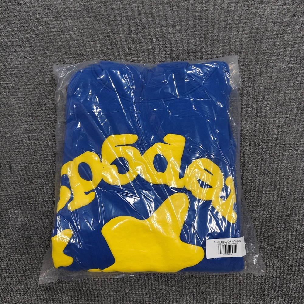 Blue and Yellow Hoodie